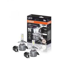 OSRAM Led Lámpa, Égő, Autó Izzó, Fényszóró, 2 Darabos Csomag, H4, 15 Watt, Hideg Fehér, Plug&Play, Osram Ledriving Truck