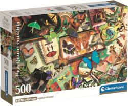 Clementoni Puzzle Clementoni din 500 piese - Colecţionar de fluturi (35581) Puzzle