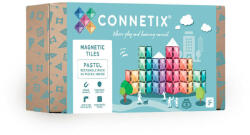 Connetix csempe - Mágneses építőkészlet pasztell téglalapok 24 db (13921709)