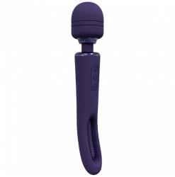VIVE Vibrator Double Wand Kiku G-Spot Flapping, 10 Moduri Vibratii, Silicon, USB, Mov, 25.2 cm Vibrator