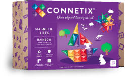 Connetix csempe - Mágneses építőkészlet Rainbow Starter Set 60 db (13882603)