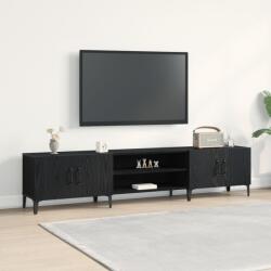 vidaXL ТВ шкаф 180 x 31, 5 x 40 см Черния дъб Инженерна дървесина (862818)