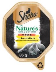Sheba Nature's Collection 85 g nedves teljes értékű eledel felnőtt macskáknak csirke darabokkal mártással