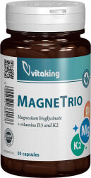 Vitaking MagneTrio Vitamina K2 + Magneziu + Vitamina D3, 30 capsule, Vitaking