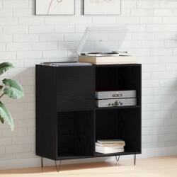 vidaXL Шкаф за грамофонни плочи Черния дъб 85 x 38 x 89 см (862913)