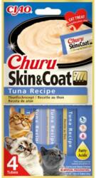 Inaba Cat Ciao Churu Skin & Coat krémes macskaeledel tonhal 4x14g