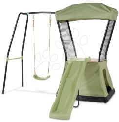 EXIT Toys Többfunkciós játszótorony hintával Ivy play tower swing Exit Toys búvóhellyel homokozóval és csúszdával fémszerkezettel (ET53201000)
