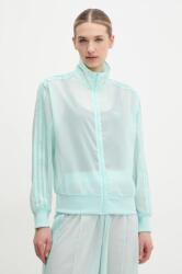 Adidas felső Adicolor türkiz, női, sima, JN6128 - türkiz XS