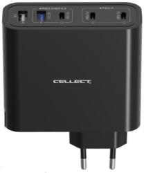 Cellect Hálózati töltő adapter gyorstöltő funkcióval 120W, fekete