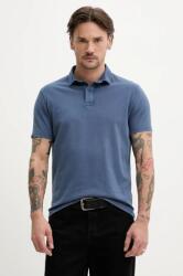 Superdry pamut póló férfi, sima, M1110440A-92N - kék XL