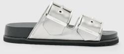 AllSaints bőr papucs Sian Sandal ezüst, női, W037FC - ezüst Női 37