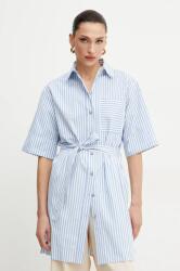 MM Max Mara Leisure pamut ing női, galléros, relaxed, 2516191018600 - kék 40