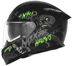 NOX Casca moto integrala NOX N401 ZUMBI negru mat-verde fluo (AIM140-2298)