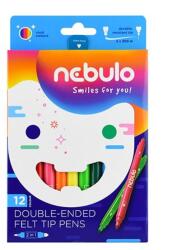 Nebulo Filctoll készlet, kétvégű, 12 darabos, NEBULO (NFT-2X-12)