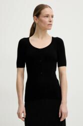 Herskind felső selyemkeverékből Mie fekete, női, sima, 5535106 - fekete L