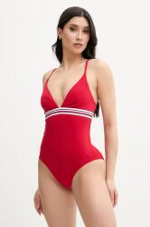 Tommy Hilfiger egyrészes fürdőruha piros, enyhén merevített kosaras, UW0UW05847 - piros L