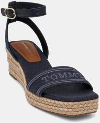 Tommy Hilfiger szandál TOMMY HILFIGER ESPAD MID WEDGE sötétkék, FW0FW08805 - sötétkék Női 40