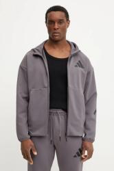 Adidas felső Z. N. E. lila, férfi, nyomott mintás, kapucnis, JD2911 - lila L