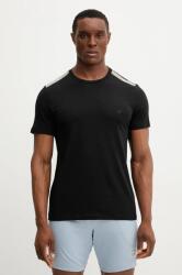 Emporio Armani Underwear t-shirt fekete, férfi, sima, EM000384 AF10779 - fekete XXL