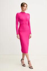 Herve Leger ruha Freya rózsaszín, midi, testhezálló, HLT8498785 - rózsaszín L