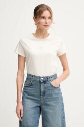 BOSS pamut póló - bézs XL - answear - 21 990 Ft