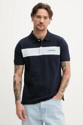 Guess Jeans pamut póló sötétkék, férfi, nyomott mintás, M5GP29 KCJV1 - sötétkék L