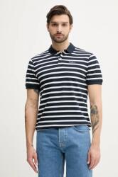 Pepe Jeans pamut póló BARRET sötétkék, férfi, mintás, PM542241 - sötétkék M