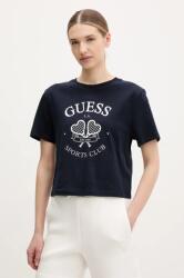 Guess pamut póló női, sötétkék, V5GI04 I3Z14 - sötétkék S