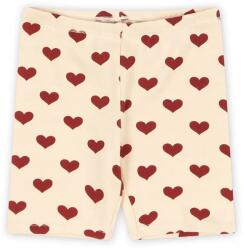 Konges Sløjd gyerek pamut rövidnadrág CLASSIC SHORT LEGGING GOTS bézs, mintás, KS102547 - bézs 110-116