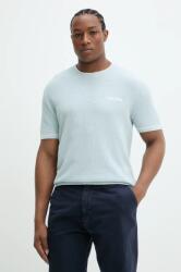 Guess Jeans pamut póló férfi, sima, M5GR17 Z3HM1 - kék XL