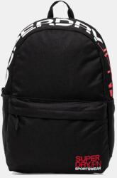 Superdry hátizsák fekete, női, nagy, sima, W9110397A-02A - fekete Univerzális méret