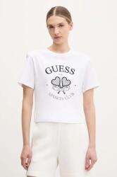Guess pamut póló női, fehér, V5GI04 I3Z14 - fehér M