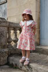Konges Sløjd gyerek pamutruha COEUR COLLAR DRESS GOTS rózsaszín, mini, harang alakú, KS102649 - rózsaszín 104