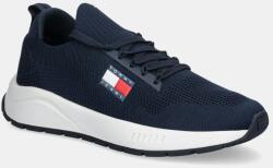 Tommy Jeans sportcipő RUNNER KNTITTED sötétkék, férfi, EM0EM01555 - sötétkék Férfi 43
