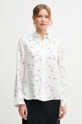 MM Max Mara Leisure selyem ing női, galléros, fehér, relaxed, 2516111037600 - fehér 34