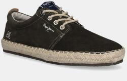 Pepe Jeans espadrilles velúrból TOURIST WEST zöld, PMS10336 - zöld Férfi 41 - answear - 25 990 Ft