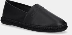 Calvin Klein bőr espadrilles ESPADRILLE LTH fekete, HM0HM01882 - fekete Férfi 43