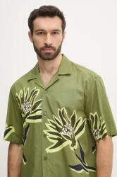 HUGO BOSS pamut ing férfi, zöld, relaxed, 50540851 - zöld L