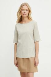 MM Max Mara Leisure felső bézs, női, sima, 2516941028600 - bézs S