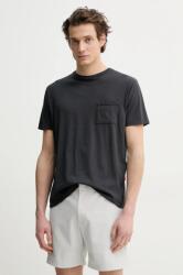 Barena Venezia pamut póló Camicia Mola fekete, férfi, sima, TSU5100.2540 - fekete XL