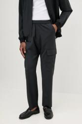 Barena Venezia gyapjú nadrág Camicia Mola férfi, fekete, chino, PAU5092.478 - fekete 52