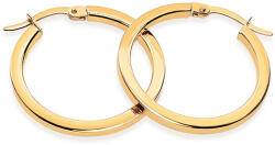Heratis Forever Szögletes karika fülbevaló 2, 5cm sárga arany, 14K IZ26310V
