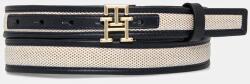 Tommy Hilfiger bőr öv sötétkék, női, AW0AW17249 - sötétkék 85
