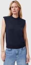AllSaints gyapjú top KAYLA női, sötétkék, W016KC - sötétkék S