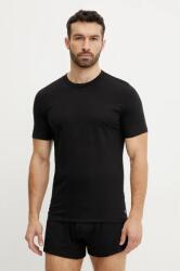 Calvin Klein Underwear t-shirt 3 db fekete, férfi, sima, LV00NB4185 - fekete XL