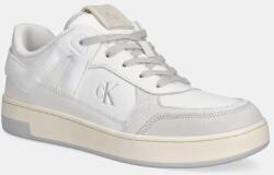 Calvin Klein Jeans cipő BASKET CUP LOW LACEUP LTH MIX fehér, férfi, YM0YM01308 - fehér Férfi 44
