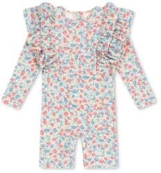Konges Sløjd gyerek fürdőruha MANUCA FRILL ONESIE GRS KS102511 - kék 68