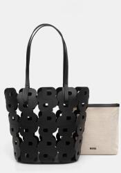 BOSS bőr táska - fekete Univerzális méret - answear - 80 990 Ft