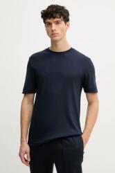 BOSS t-shirt sötétkék, férfi, sima, 50536636 - sötétkék M