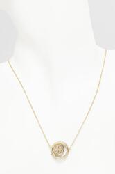 Tory Burch Позлатено колие Tory Burch Miller Pave (157225.400)